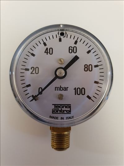 שעון לחץ 0-100 מילבר טכנוקונטרול