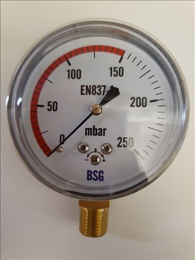 שעון לחץ 0-250 מילבר BSG