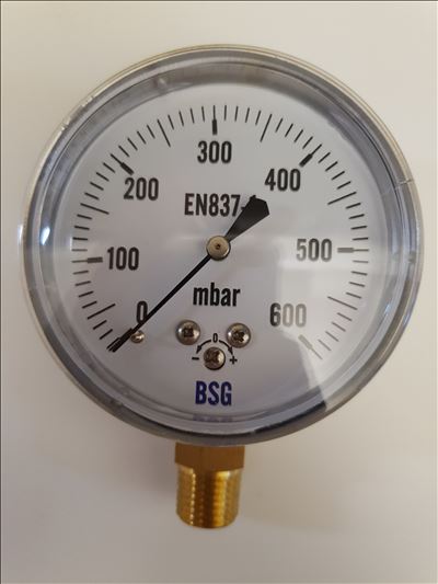 שעון לחץ 0-600 מילבר BSG